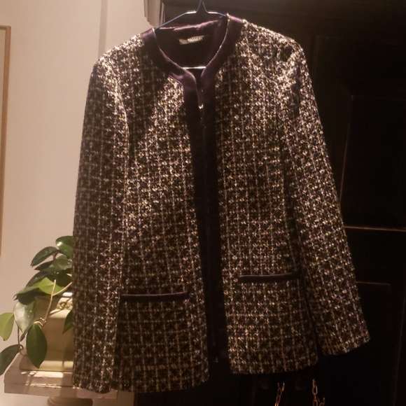 Tahari tweed cardi coat- great capsule piece! - Picture 1 of 5